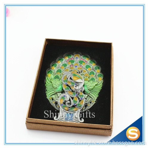 Peacock handle mirror ,compact mirrors wholesale,wedding gift pocket mirror,cheap small cosmetic mirror